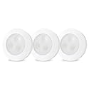 LUXSWAY LED Puck Light, Ultra-Thin Touch Light, Battery Operated, Tap Lights, 60 Lumens, Stick on Lights, Under Cabinet Lighting, Ideal for Kitchen