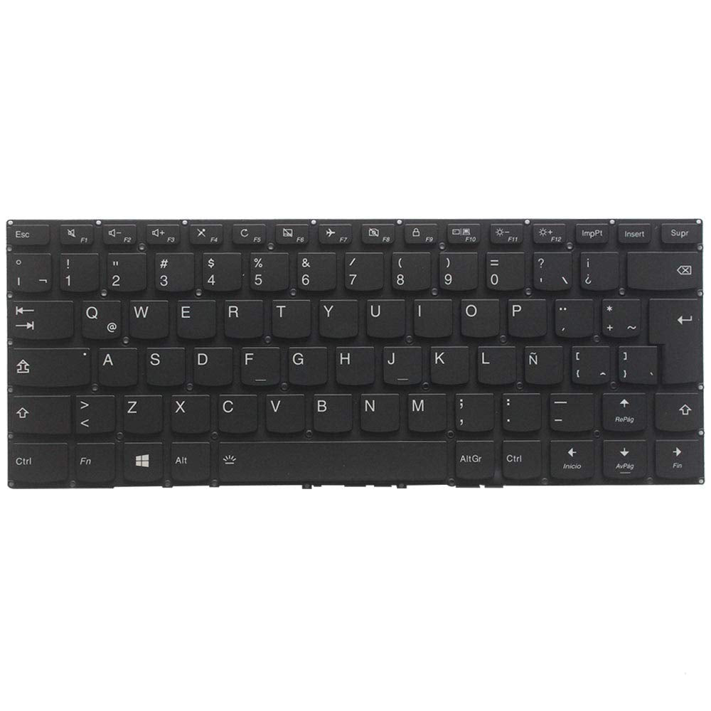 Laptop Replacement Keyboard Fit Lenovo Yoga 510-14AST 510-14IKB 510-14ISK Latin Layout Backlight