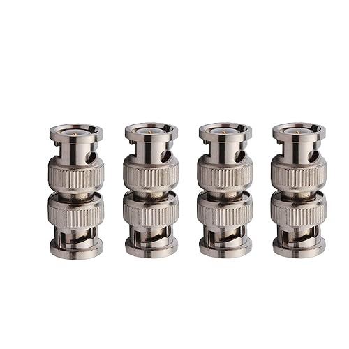 RedYutou BNC Male to BNC Male Adapter Connector (4Pack)