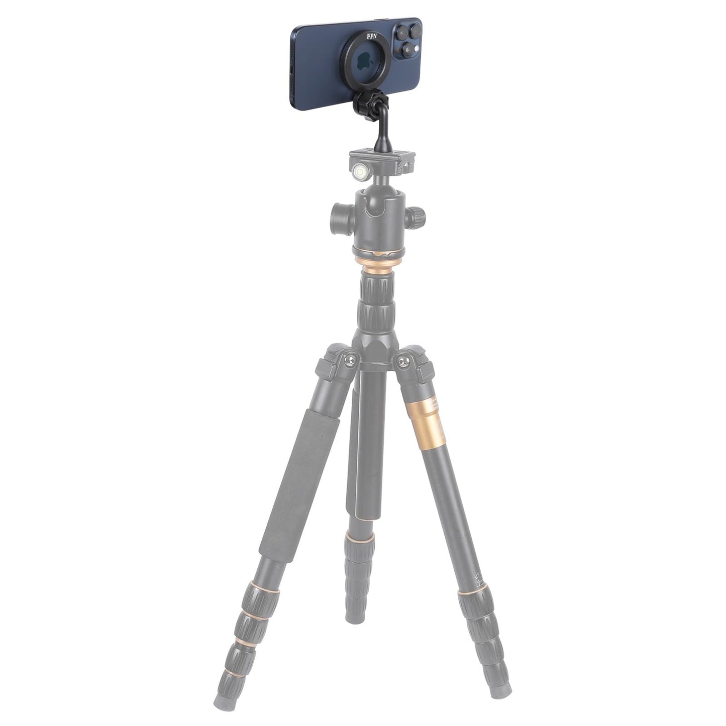 FPN Magnetic Tripod Holder Mount Adapter for MagSafe, Magnet Phone Holder Adapter with 1/4"-20 Screw Hole for iPhone 12 13 14 15 16 Plus Pro Max All