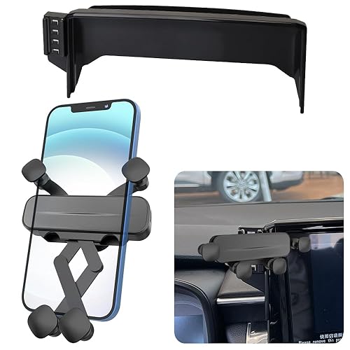LUNQIN Car Phone Holder for Toyota Corolla 2020 2023 2024 2025 2026 Corolla Cross Hybrid 8 inch Touchscreen Auto Accessories Navigation Screen Bracket