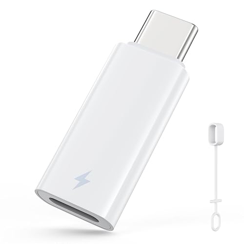 60W USB C to Lightning Headphone Audio Adapter for iPhone 17 Air 16 16e 15 Pro Max Plus, iPad Pro/Air - PD Fast Charging Data Lightning to USB C