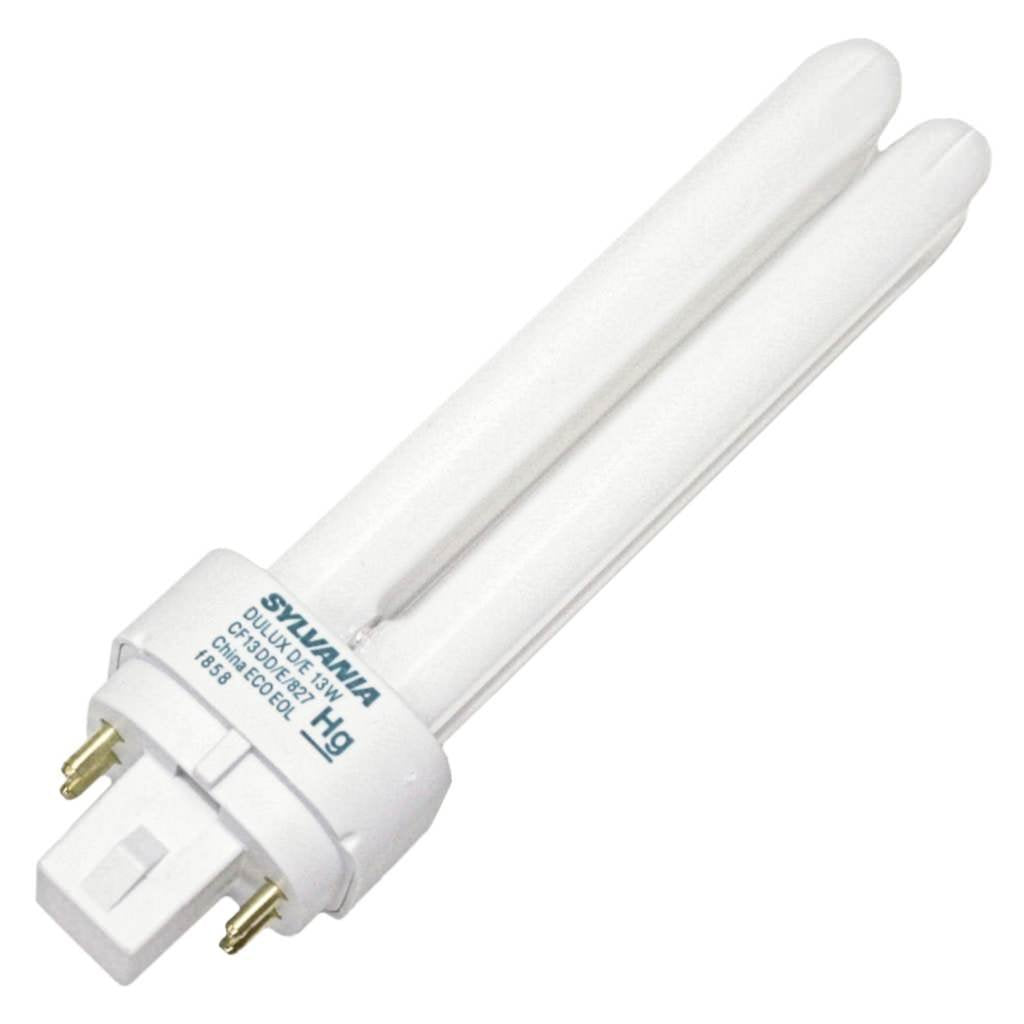 LEDVANCE 20942 - CF13DD/E/827/ECO/BL/1 Double Tube 4 Pin Base Compact Fluorescent Light Bulb
