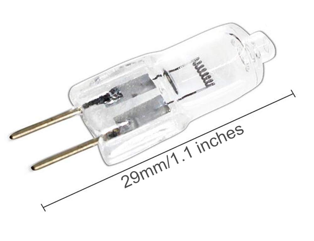 K JINGKELAI 20W Halogen Bulbs 20 Watt T3 G4 Base 24 Volt Halogen Light Bulb 20W 24V T3 JC Lamp Halogen Light Bulb,24V,Clear Lense,Warm White 2700K,10