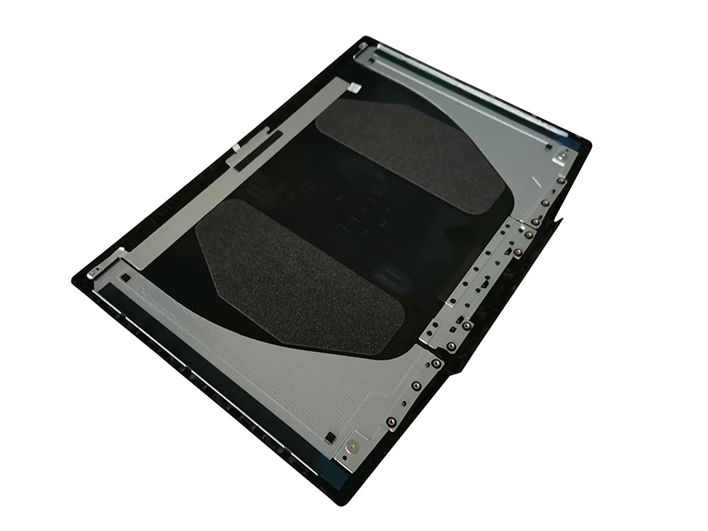 Eclass LCD Back Cover & Screws & Hinges Set Black For Dell Ins-piron Gaming G3 15 3500 3590 Blue Logo Top Case with Hinge Kit Screw10PCS Rear Lid
