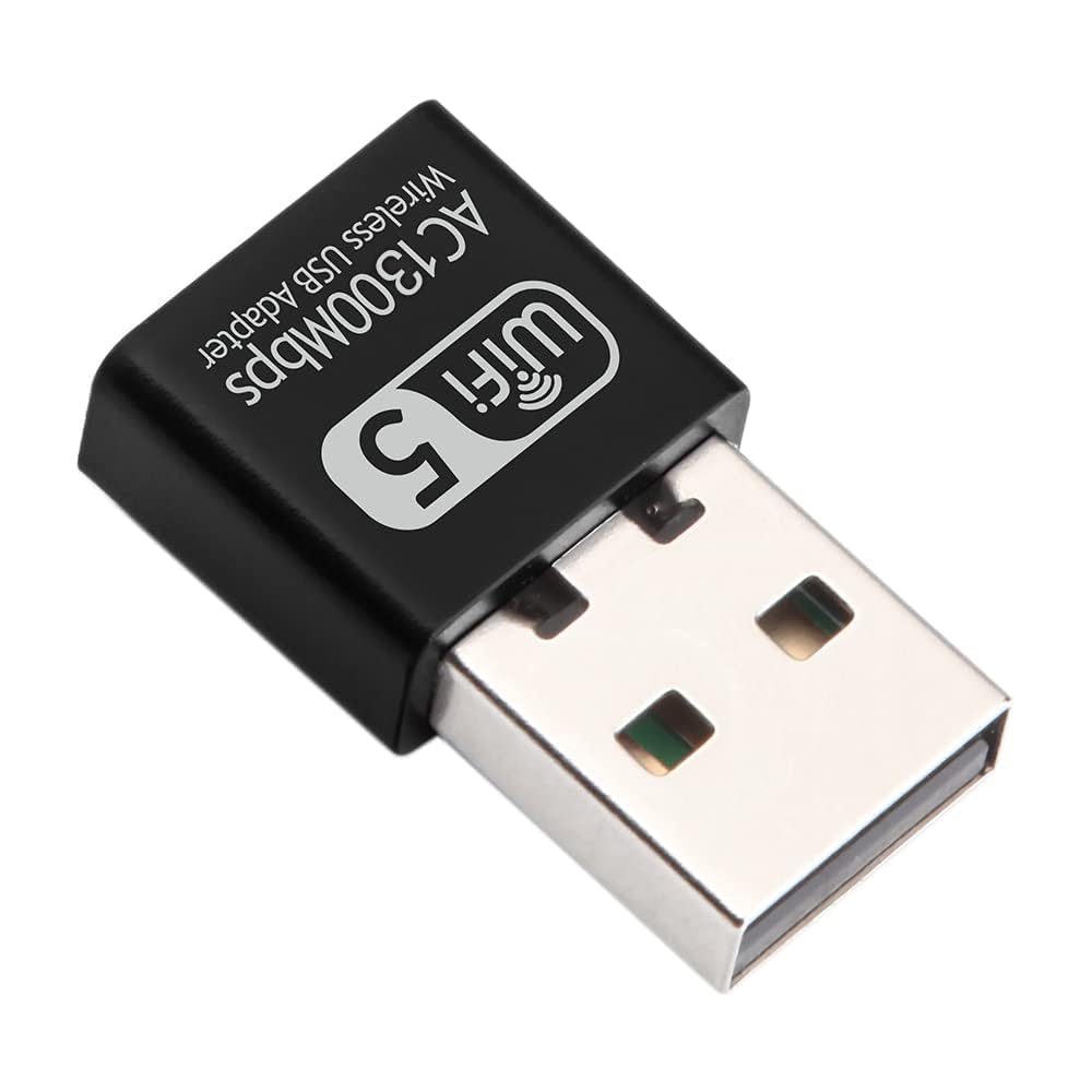 SGElectronix 1300Mbps USB WiFi Adapter for PC, AC1300M USB WiFi Dongle 802.11ac Mini Wireless Network Adapter with Dual Band 2.4GHz/5Ghz for Desktop