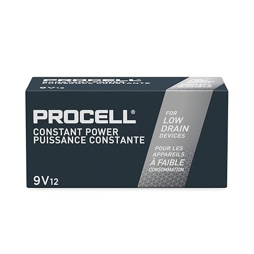 : Duracell PC1604BKD Procell Alkaline Batteries, 9V (Pack of 12) - style and color may vary