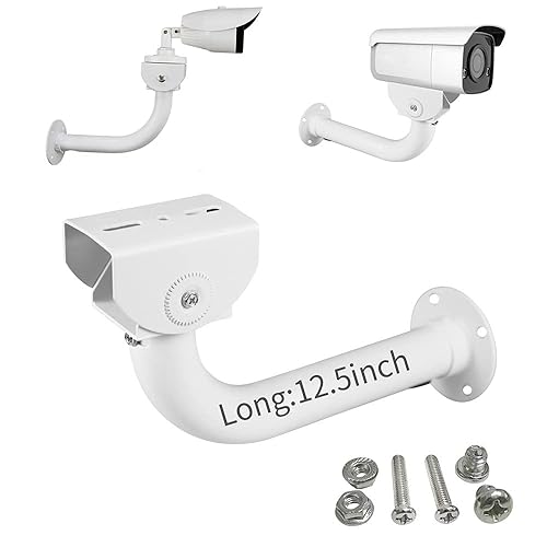 compcctv CCTV Security Camera Mount Bracket, Surveillance Camera Bracket Wall Mounting for Universal Indoor Outdoor CCTV Housing Mount/L Mount/Dome