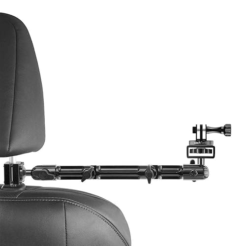 Tackform Headrest Mount for GoPro and Other Action Cameras,10.75 Inch