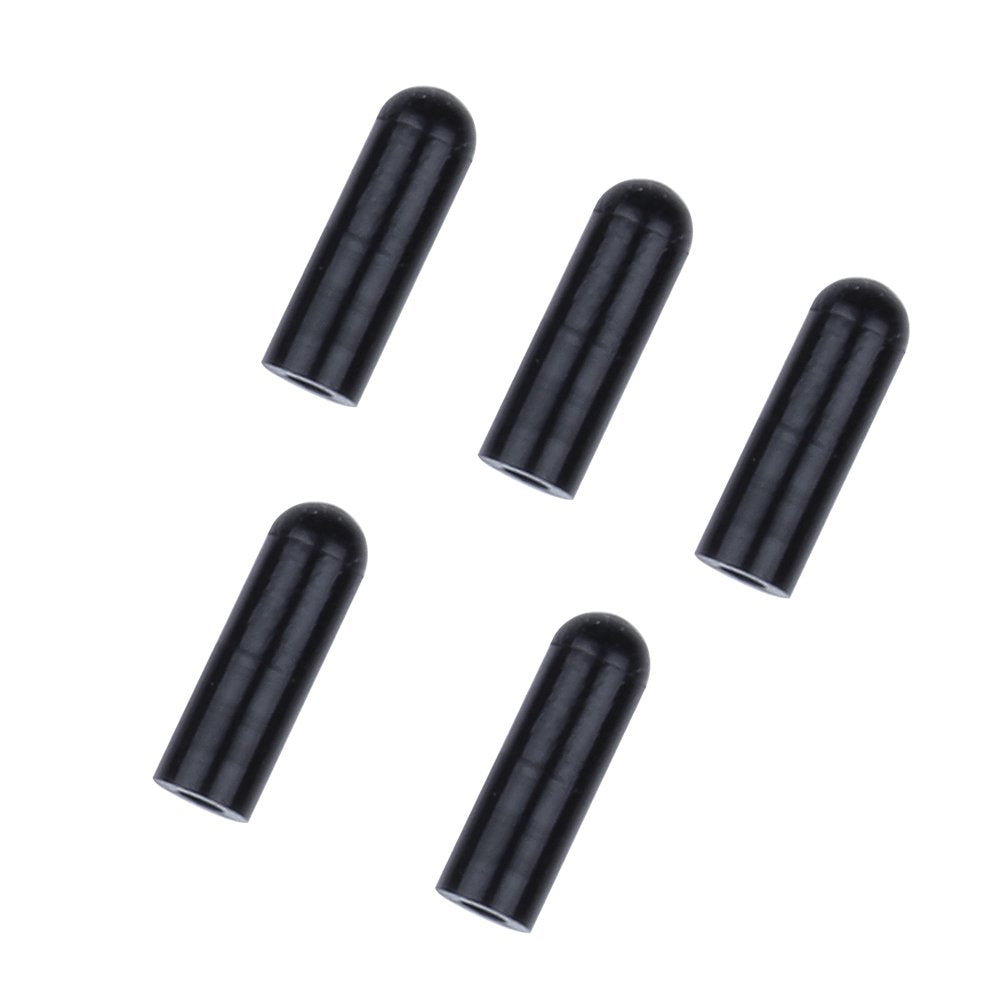 5-Pack HobbyPark Multicolor Plastic Antenna Tube with Cap for RC Model Cars Boats 2.4G Receivers