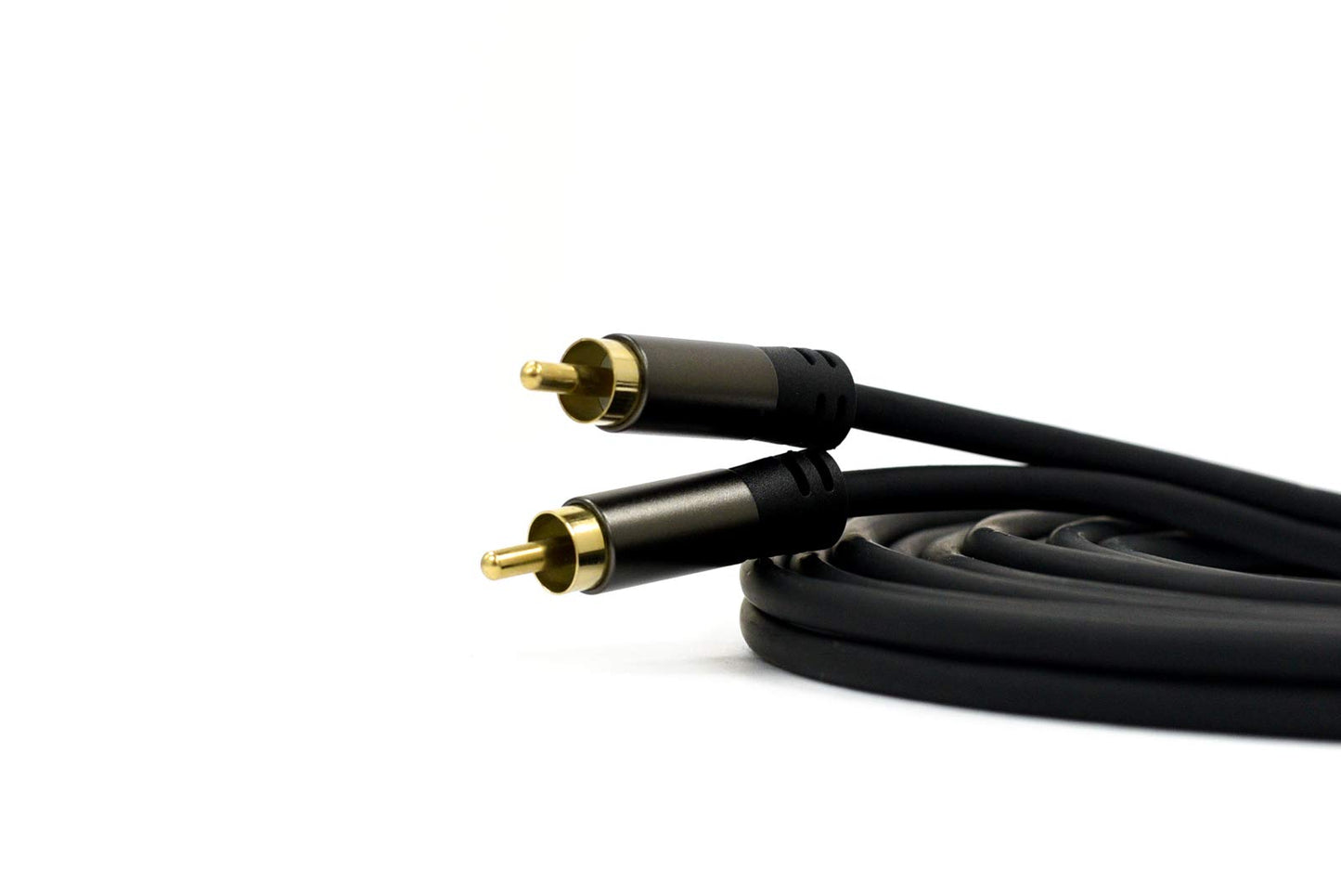 Seismic Audio - SA-2RM0203 - Premium 2 Channel 3 Foot RCA Male to RCA Male Audio Cable for Amps, Home Theater, Digital and Analog Compatitble Cord