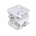 WiTi Universal Joint Mount for Security Camera, 3-Axis Bracket Adjustable Solid Metal Base,Connector Suitable for CCTV Cameras Installation Indoor