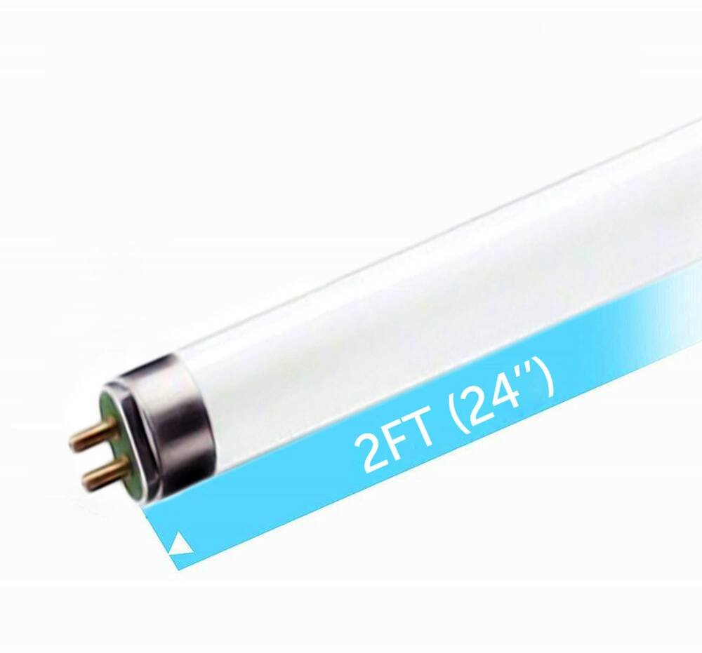 Circle (6 Pack F17T8/865 17W 24 Inch T8 Fluorescent Tube Light Bulb, 6500K Daylight White, Medium Bi-Pin (G13) Base, 17 Watt T8 Light Bulbs