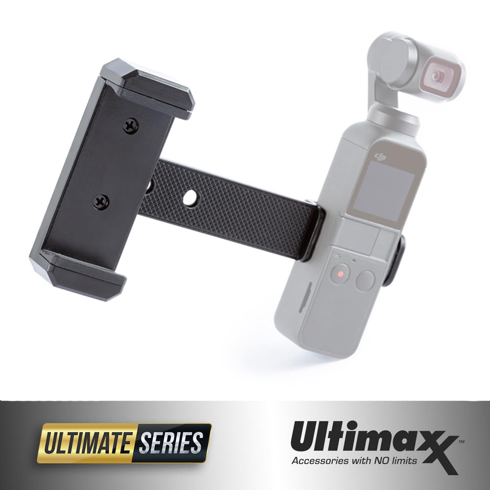Ultimaxx Phone Holder for Osmo Pocket Camera & for iPhone and All Smartphones