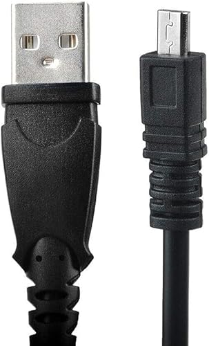 Jowxsx 3ft Black USB Data Charger Cable for Nikon Coolpix S2600 S2500 S3000 S3200 S4300 S6100 Audio and Video Power Cables