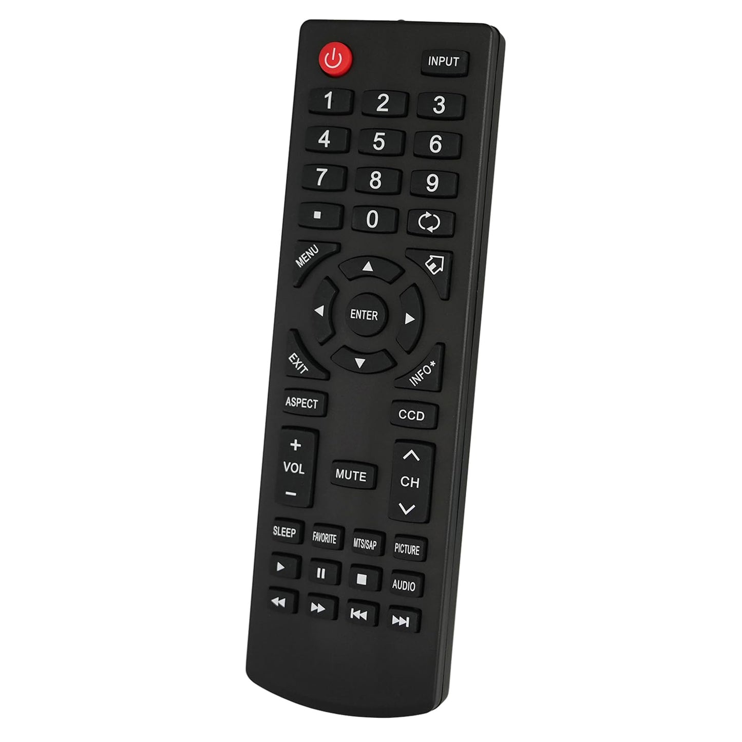 Replacement Remote Control for Dynex DX-32L100A11 DX-32L221A12 DX-32L152A11 DX-32L200A12 DX-32L220A12 LCD LED HDTV TV
