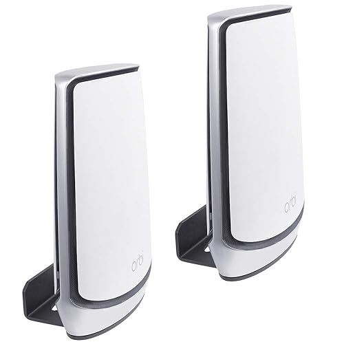 TIUIHU Wall Mount Bracket for NETGEAR Orbi Tri-Band Mesh WiFi 6 System RBS850,RBK852,RBK853,RBS750,RBS751,RBK752,RBK753,AX4200,AX5700,AX6000,Router