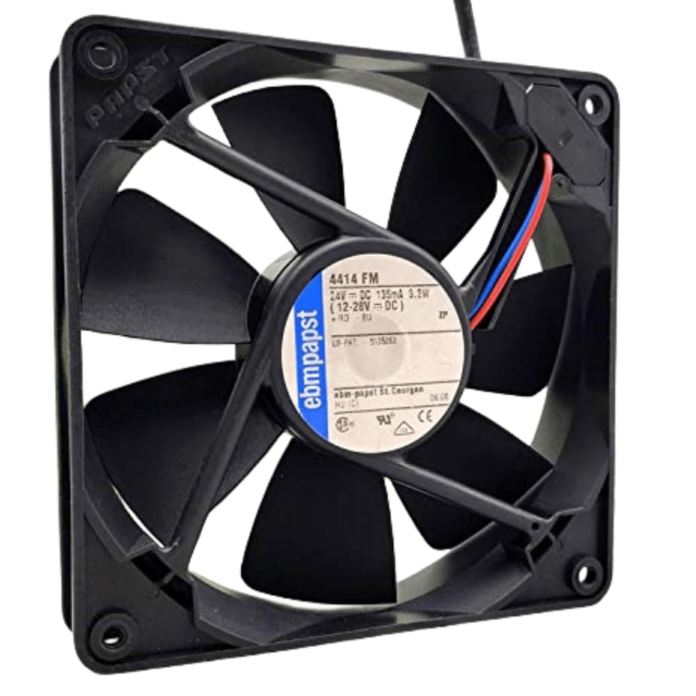 for 4414 FM 24V 3.2W 12025 12CM 2-Wire Inverter Cooling Fan 4414FM