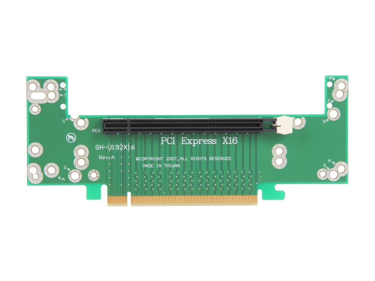 iStarUSA DD-666-2U-M 2U PCIe x16 Riser Middle Slot