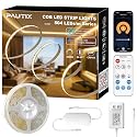 PAUTIX White LED Strip Lights 3000K,Dimmable cob led 32.8ft/10m DC24V Warm White LED Strip Lights,High Lumen Tape Lights Kit,Work with Alexa/Google