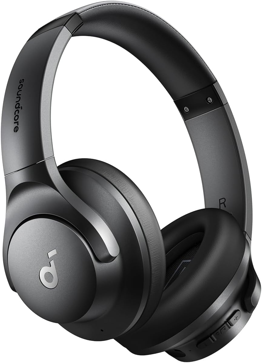Soundcore by Anker Q20i Hybrid Active Noise Cancelling Headphones, Renewed