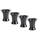 ASHATA Speaker Inverter Tube,4PCS 76mm Opening 90mm Height Speaker Inverting Tube Suitable for 4-8 Inch Speakers,Subwoofer Woofer Speakers Ports