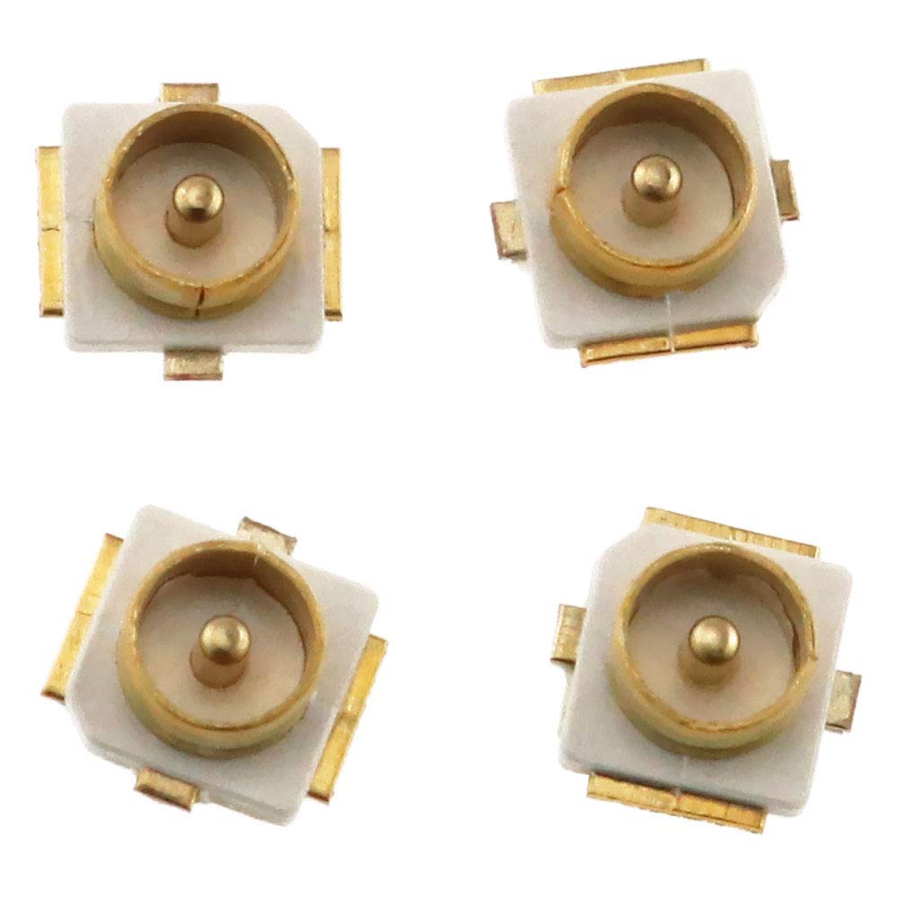 E-outstanding 4PCS IPEX/IPX U.FL SMD SMT Solder for PCB Mount Socket Jack Female RF Coaxial Connector Antenna Block