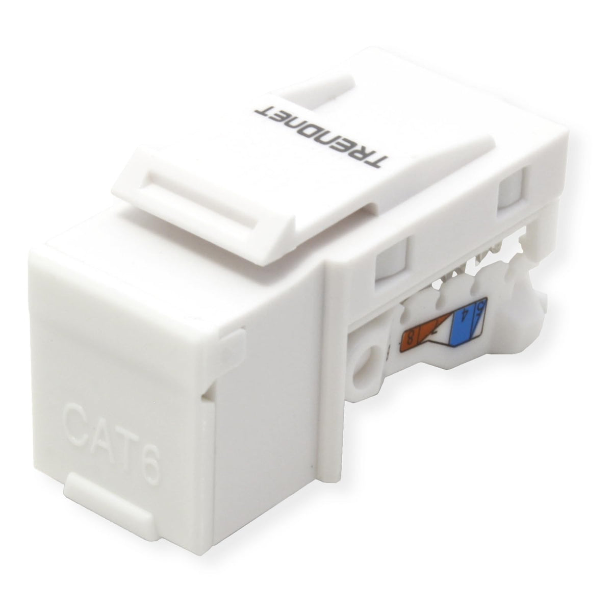 TRENDnet Cat6 RJ45 Keystone Jack 50-Pack Bundle, TC-K50C6