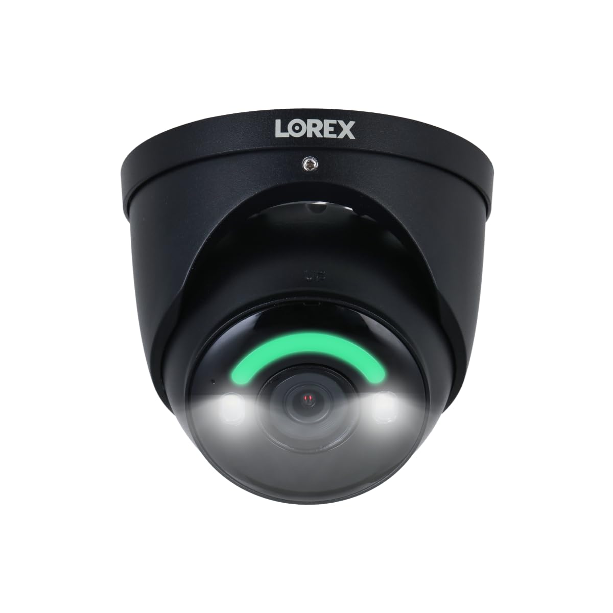 Lorex 4K 8MP IP Wired Metal Dome Outdoor/Indoor Security Camera - Smart Security Lighting, Smart Motion Detection, Deterrence Siren, Color Night