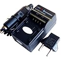 iTEKIRO Replacement Battery Charger Kit for NP-FM55H NP-FM500H BC-VM10 Sony Alpha A100 A100H A100K A100W A200 A300 A350 A500 A550 A700 A850 A900 DSLR