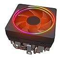 Wraith Prism RGB LED CPU Cooler Heat Pipes Aluminum Heatsink Copper Core Base 4-Pin PWM 105mm Fan Pre-Applied Thermal Paste for AMD Socket AM5 AM4 AM3