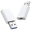 USB to USB C Adapter 2 Pack, USB-C Female to USB Male Adapter,OTG Charger Converter Compatible for Apple Watch Ultra iWatch/iPhone/Pro Max…