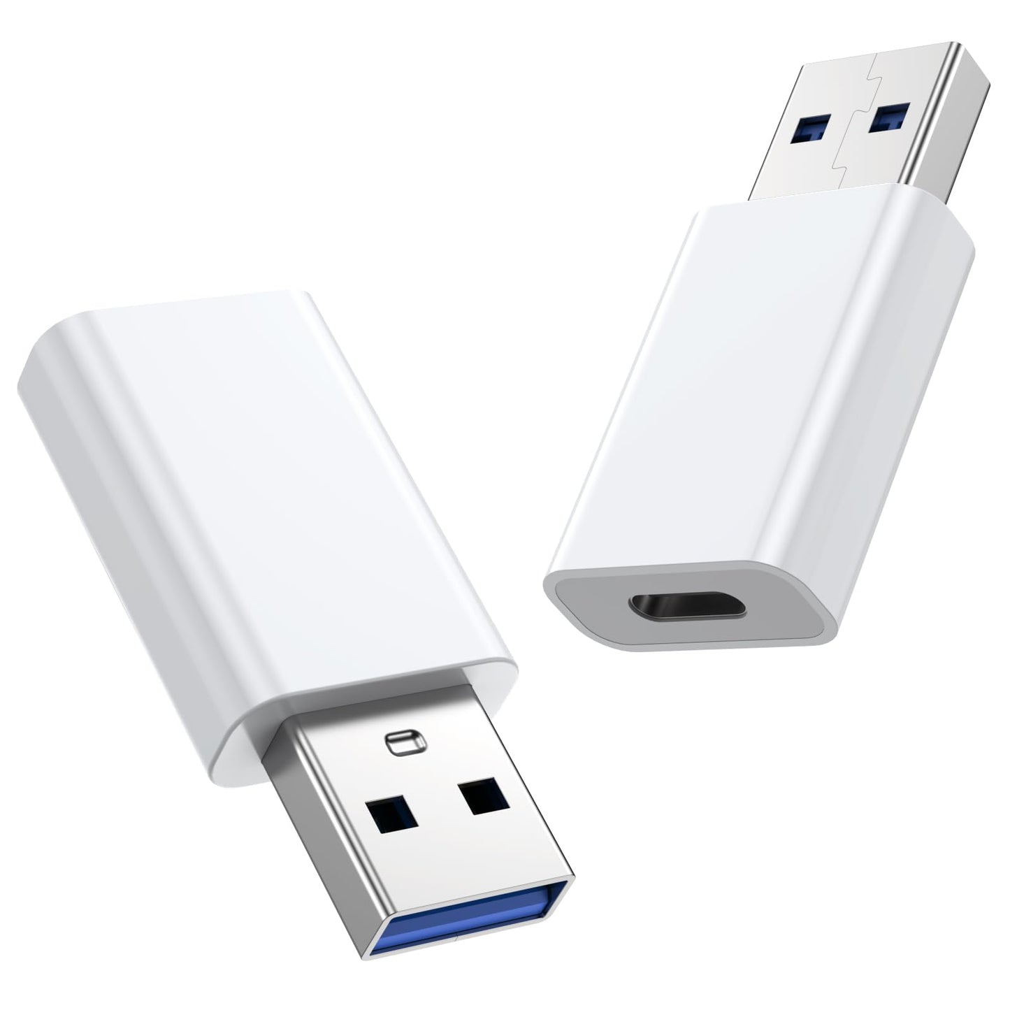USB to USB C Adapter 2 Pack, USB-C Female to USB Male Adapter,OTG Charger Converter Compatible for Apple Watch Ultra iWatch/iPhone/Pro Max…