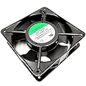 ELOMILE 120mm Fan, SP101A, 115V, 0.21/0.18A, 107 CFM, 3050 RPM, 50 dBA, Aluminum, Desktop, Graphic Cards, Gaming Console