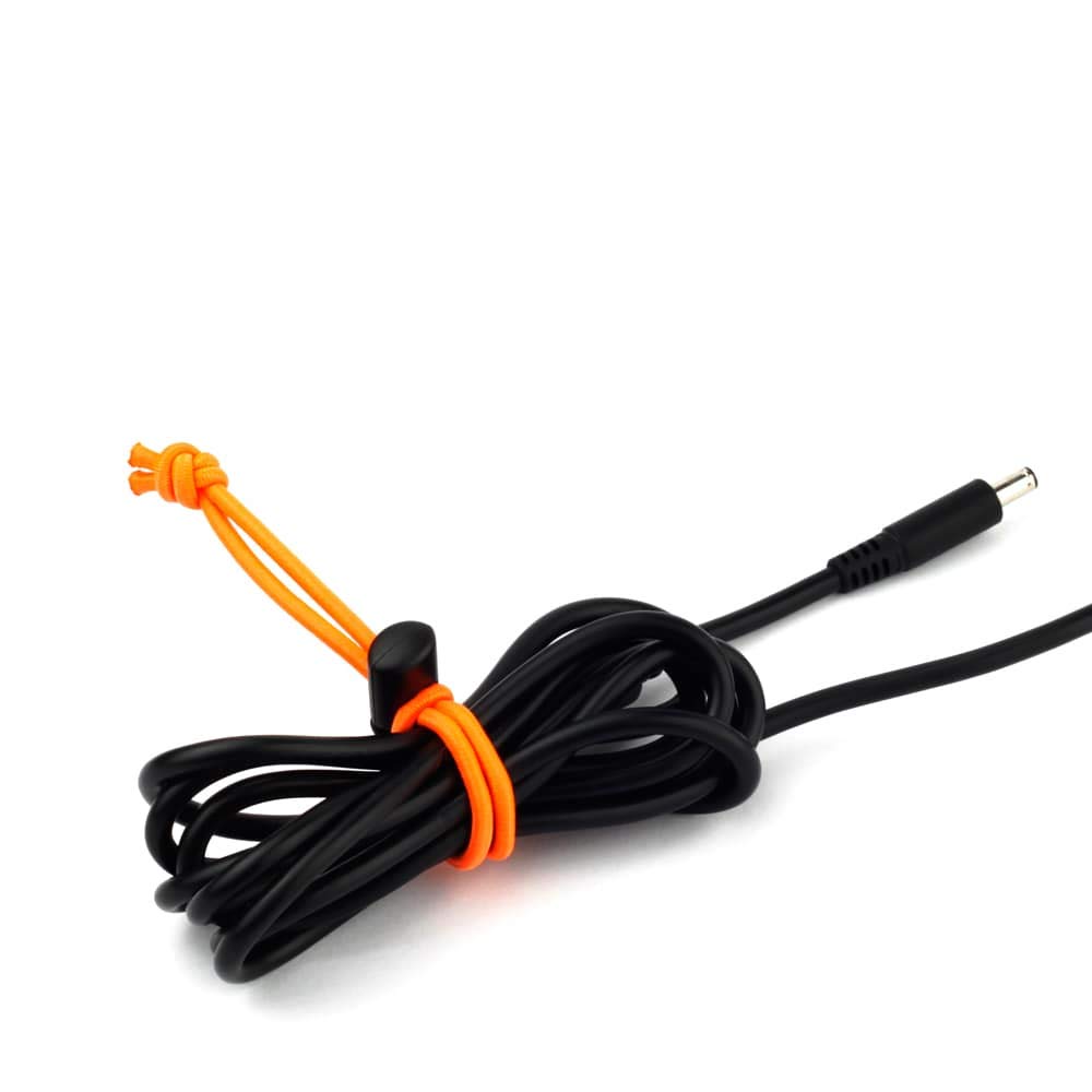 POWRIG 6" Bungee Cords Adjustable Cable Ties Cable management Reusable -Orange (10-pack)