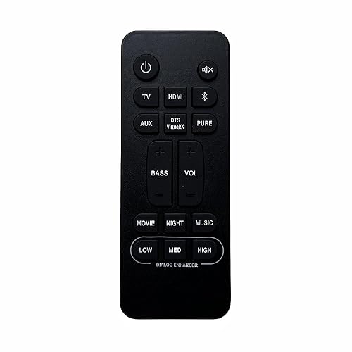 Remote Control for Denon RC1242 RC-1242 RC-1245 RC-1251 DHTS217 DHT-S217 Home Theater Soundbar