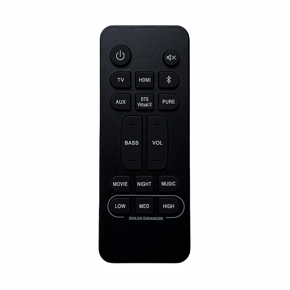 New Replace Remote Control for Denon DHT-S216H DHT-S316 RC-1242 RC-1251 DHT-S416 RC-1245 DHT-S517 Home Theater Soundbar Speaker