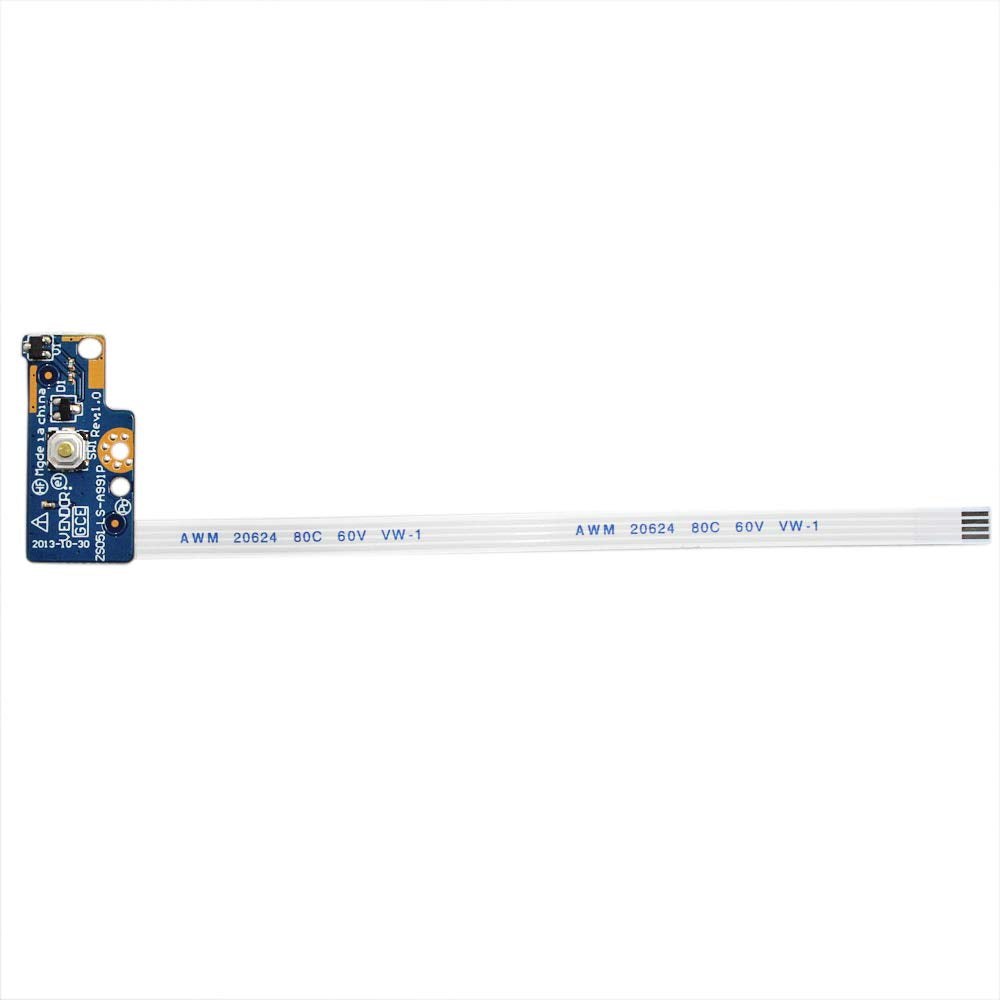 GinTai Power Button Board with Cable Replacement for HP Pavilion 15-G 15-R 15-H 15-S 250 G3 255 G3 256 G3?15T-G 15Z-G 15-G011NR 15-G019WM