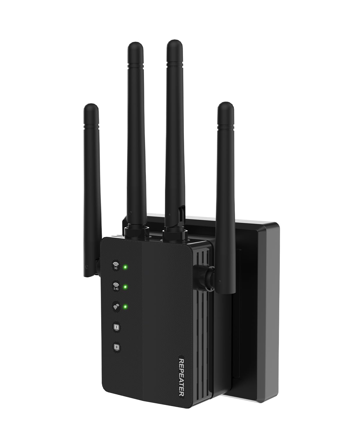 WiFi Extender, 1200Mbps Dual Band 2.4/5GHz WiFi Extender Signal Booster - 12880 Sq Ft Coverage, Easy Setup, Supports 105 Devices, 1-Tap Setup