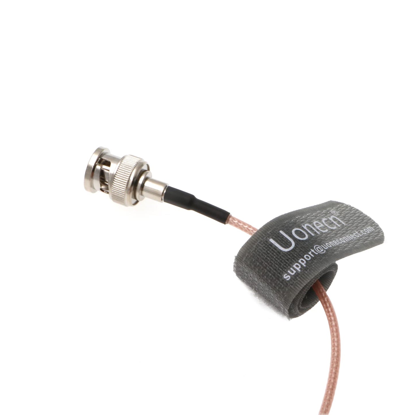 Uonecn RG179 HD-SDI Cable BNC Male to Right Angle BNC Cable 75ohm MegaFlex for Blackmagic HyperDeck Shuttle and BMCC BMPC Hyperdeck Cameras 24''