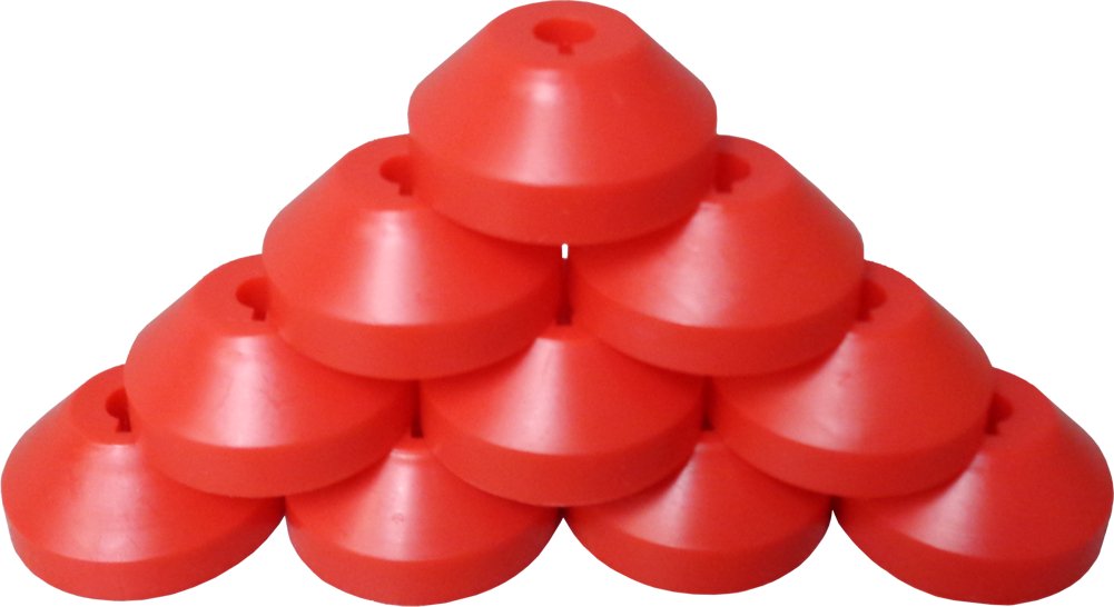 7" 45rpm Vinyl Record Adapters - Inserts to Make 7" Records Play on a Turntable (10 pack)