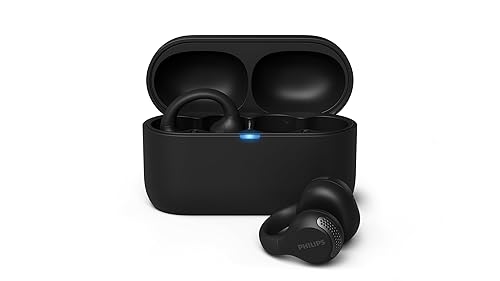 Philips Q2000 Clip On True Wireless Earbuds, Open Ear Bluetooth 5.4 Headphones, Up to 28H Playtime, Clear Calls, Multipoint Connection, IPX4…