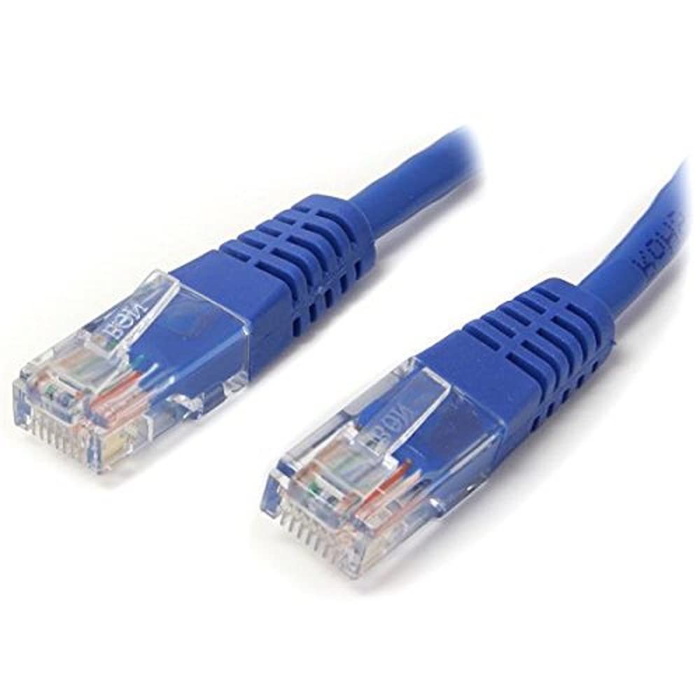 StarTech 75ft Cat5e Snagless Ethernet Cable, PoE, Blue (M45PATCH75BL)