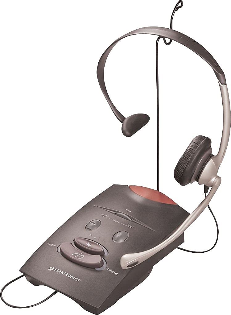 Plantronics TELEPHONE HEADSET SYSTEM S11 65148-11 , Black