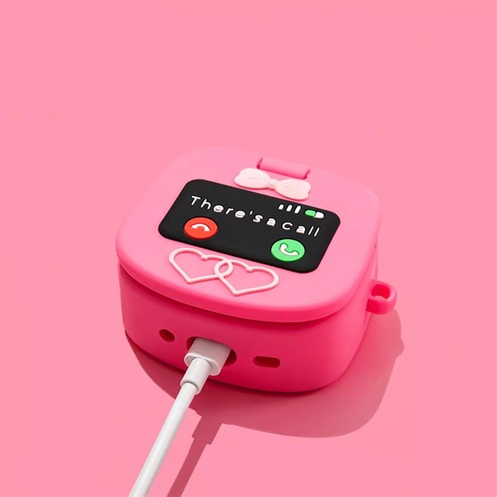 Cute Case for AirPods 4 Case Cover 2024 with Cleaner kit,Airpods 4 Cases Women Anti-Drop Silicone iPods 4 Earbuds Accessorie Charging Cases Girl