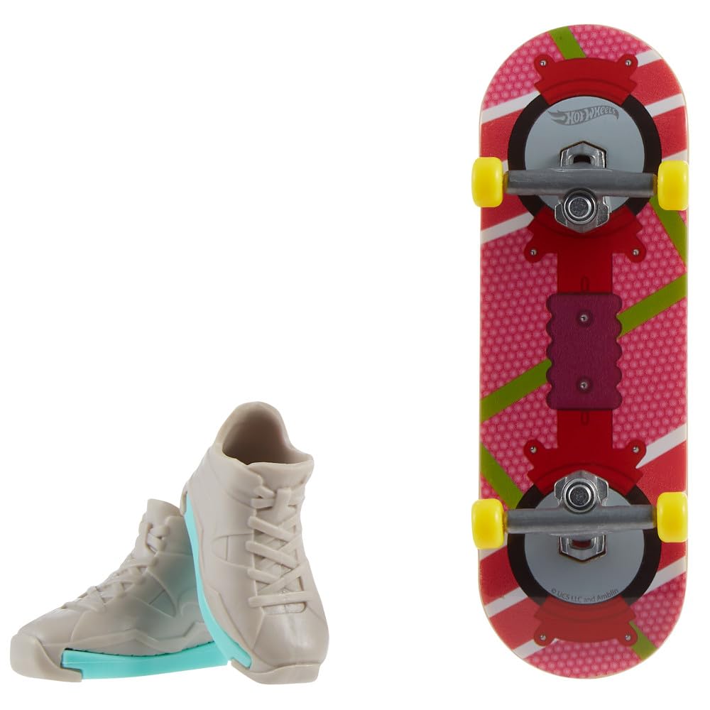 Hot Wheels Mini Skateboard with Shoes 10 cm - Assorted Models