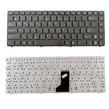 New Laptop Keyboard (Without Frame) Replacement for ASUS U36 U36J U36S U36SD U36SG U36SD-A1 US Layout Black Color