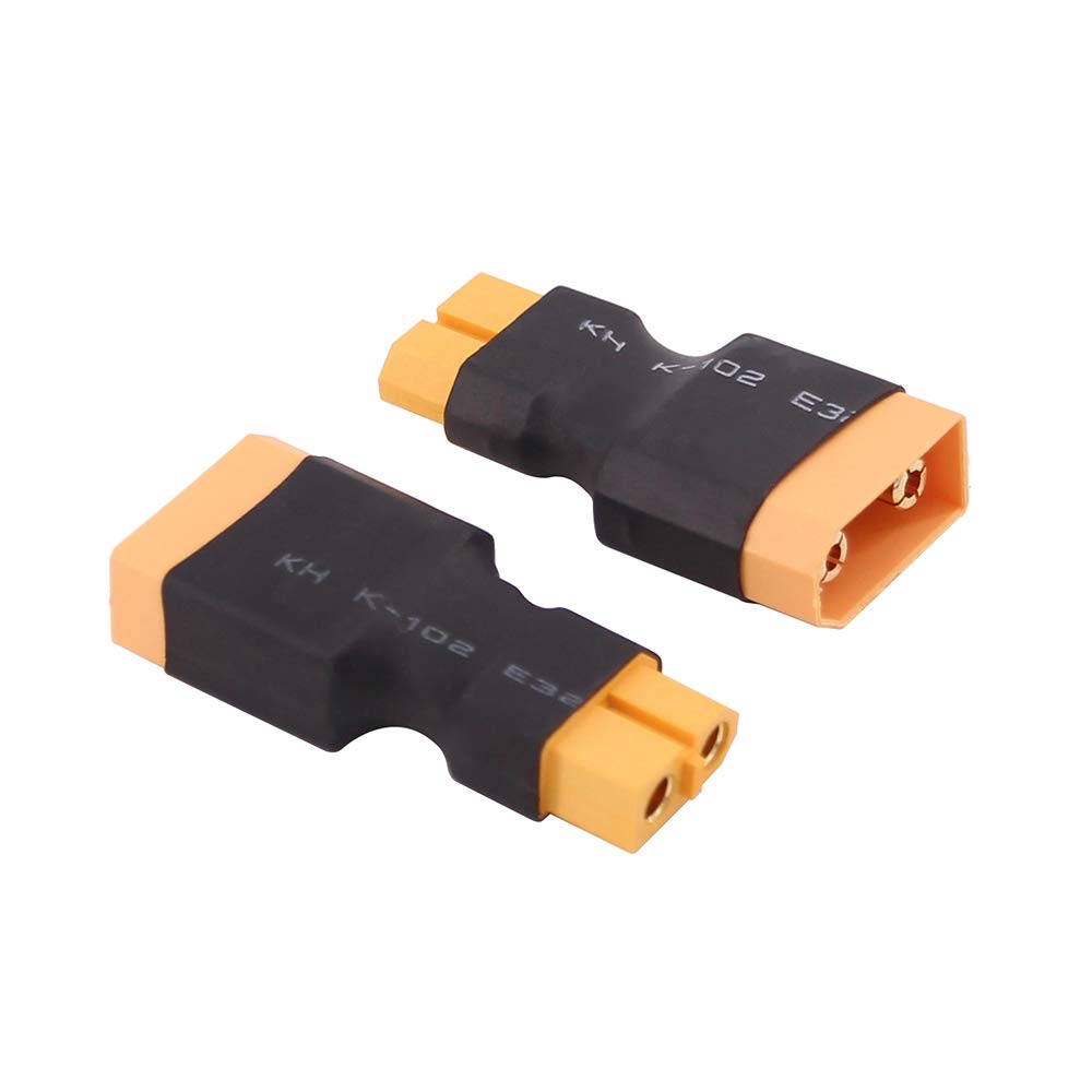 OliRC 2pcs Male XT90 XT-90 to Female XT60 XT-60 Connector Adapter(C95-2)