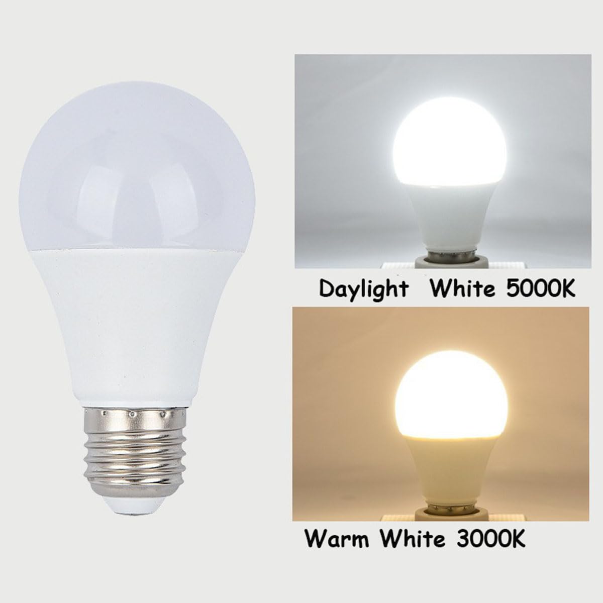 LED Light Bulbs 250W Equivalent, 30W 3850 Lumens LED Bulb,Dimmable Light Bulb, A23 E26 Standard Base, 35000 Hour Lifetime, 2 Packs (Daylight 5000K)
