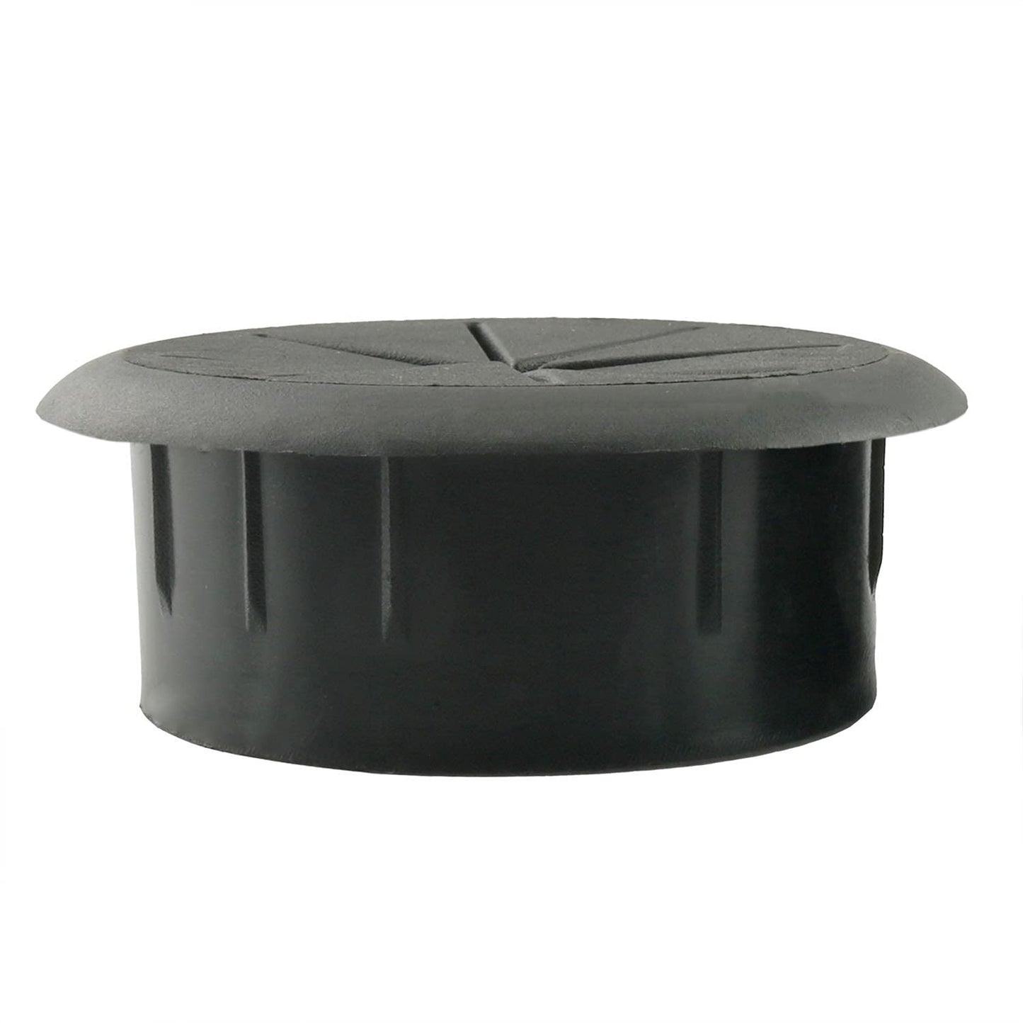 HJGarden 2-inch Desk Cord Grommets Wire Desk Wire Cord Cable Grommets Hole Cover for Office PC Desk Cable Cord Organizer Plastic Cover 50MM, Black